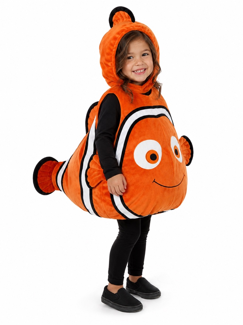 Disney Pixar Finding Nemo Plush Halloween Costume Toddler 3T Clownfish Hood